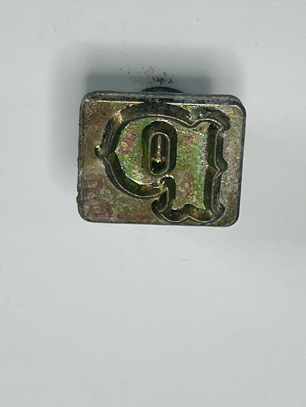 Leather Stamp P Tandy Craftool Alphabet Single Replacement Letter Size 1 Inch